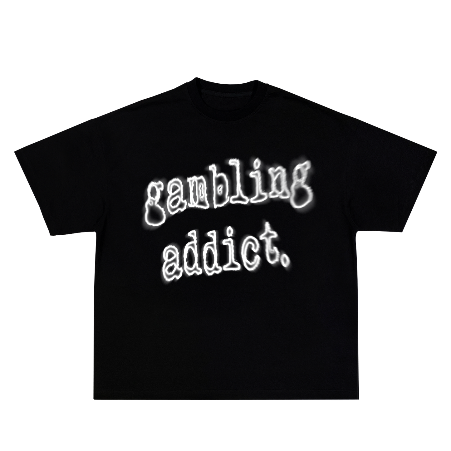 Gambling Addict Black T-Shirt