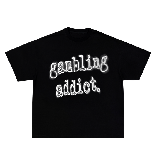 Gambling Addict Black T-Shirt