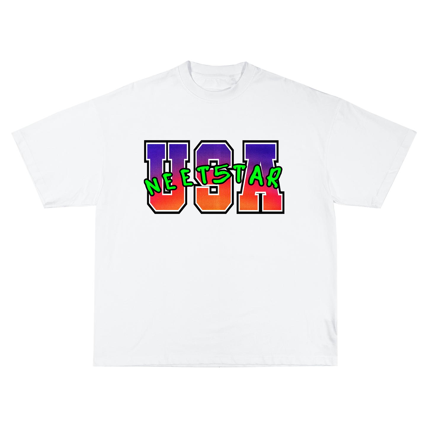 NEET5TAR USA White T-Shirt