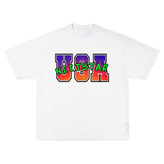 NEET5TAR USA White T-Shirt