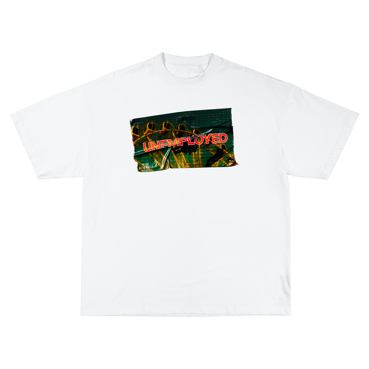 Unemployed Ferris Wheel White T-Shirt