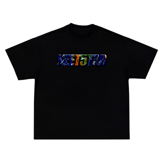 NEET5TAR Planet Logo Black T-Shirt